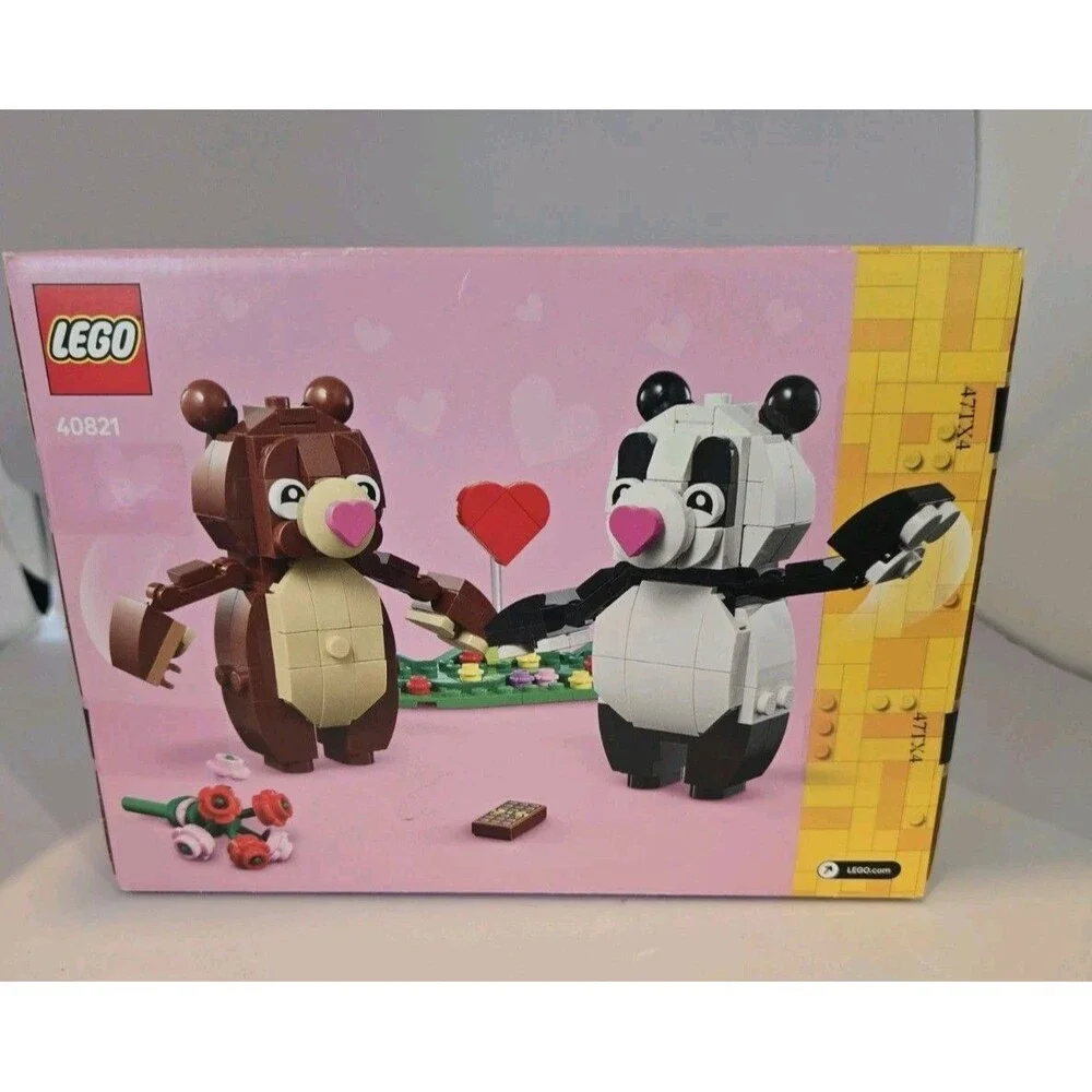 NIB LEGO Seasonal 40821 Love Bears Valentine Building Set Toy 287 pieces Retired